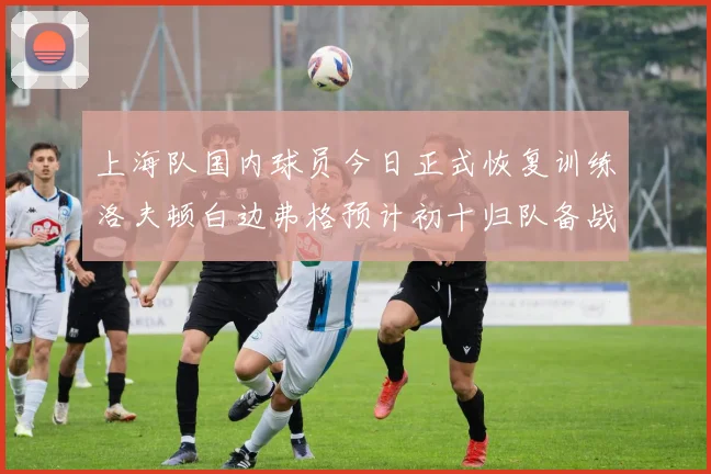 上海队国内球员今日正式恢复训练洛夫顿白边弗格预计初十归队备战新赛季